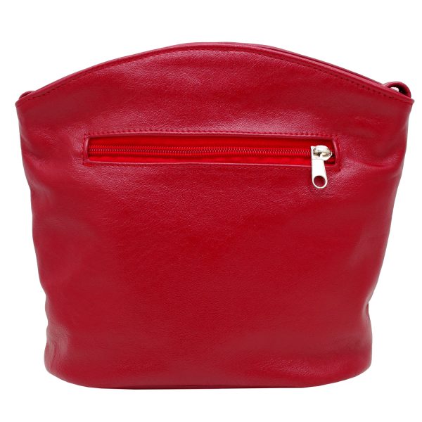 Geanta Dama Piele Naturala Rosie - 14R - imagine 3