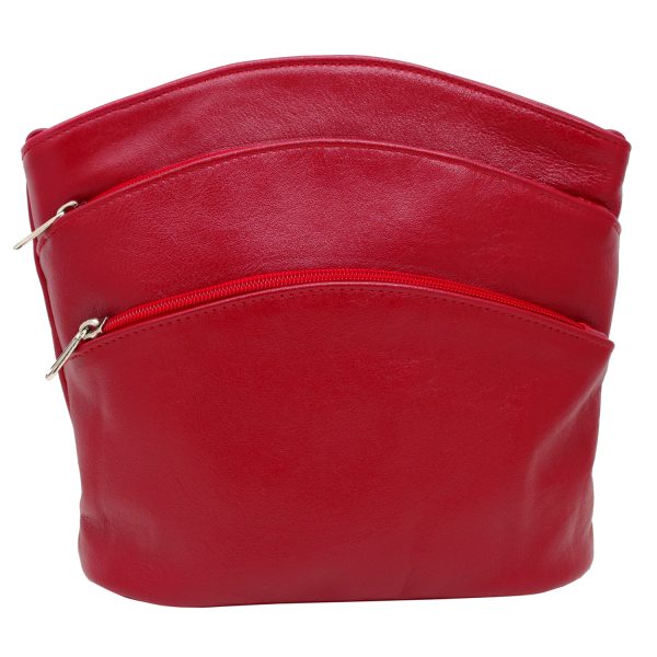 Geanta Dama Piele Naturala Rosie - 14R - imagine 2
